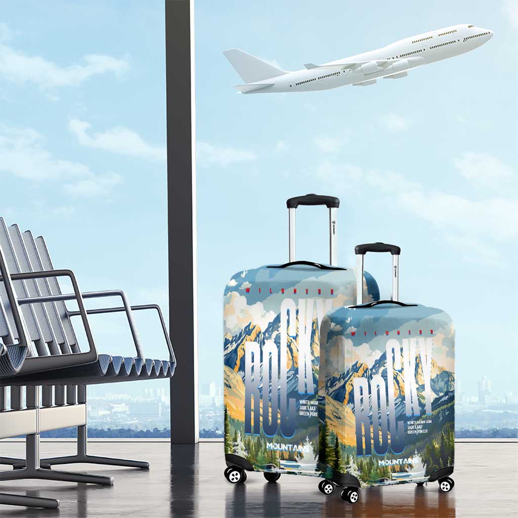 Wilderness of Rocky Mountains Luggage Cover DT02