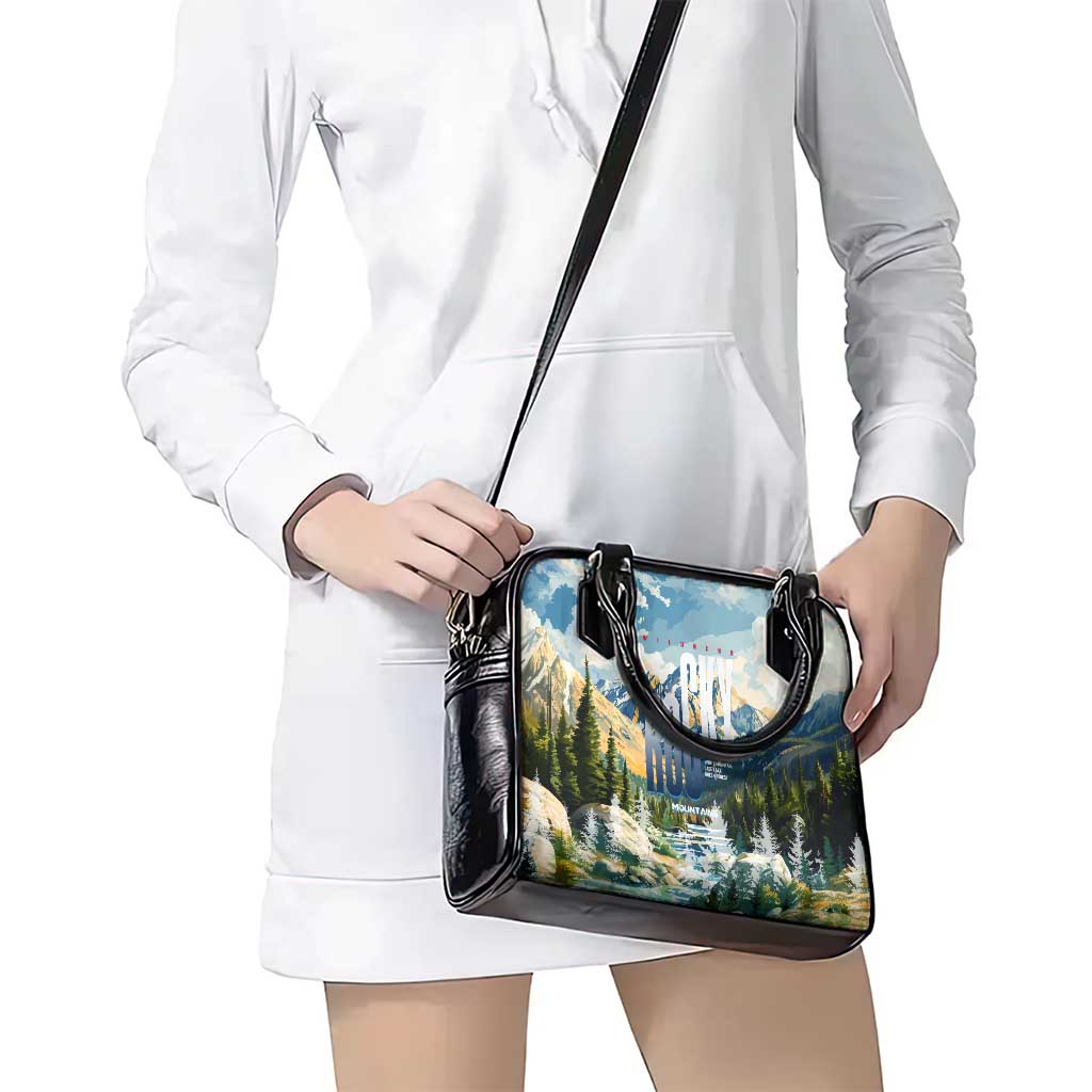 Wilderness of Rocky Mountains Shoulder Handbag DT02