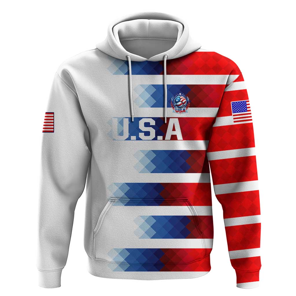 USA Soccer Hoodie Summer Paris 2024 DT02