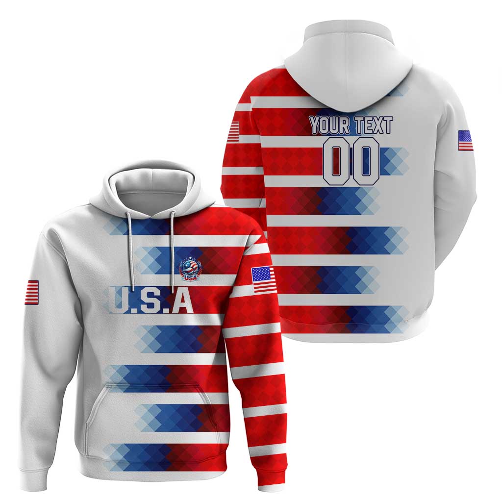 USA Soccer Hoodie Summer Paris 2024 DT02