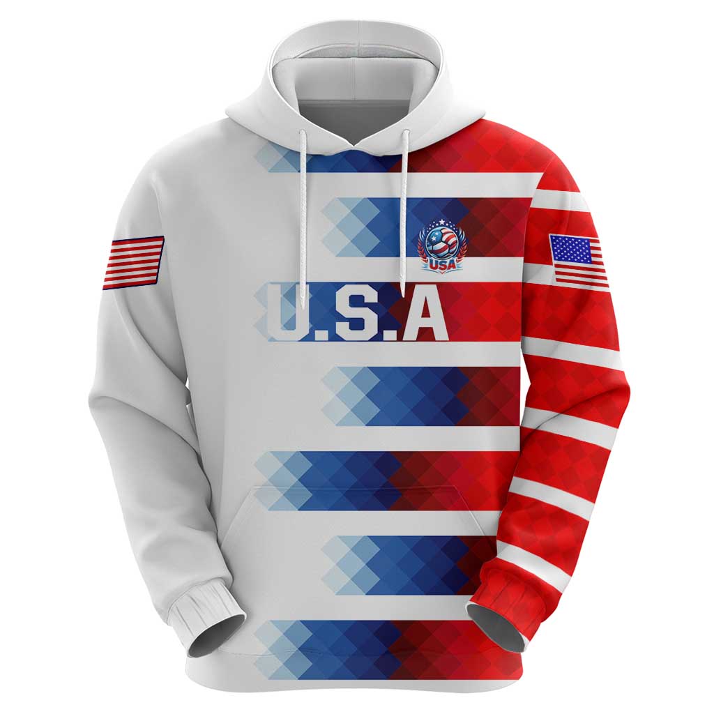 USA Soccer Hoodie Summer Paris 2024 DT02