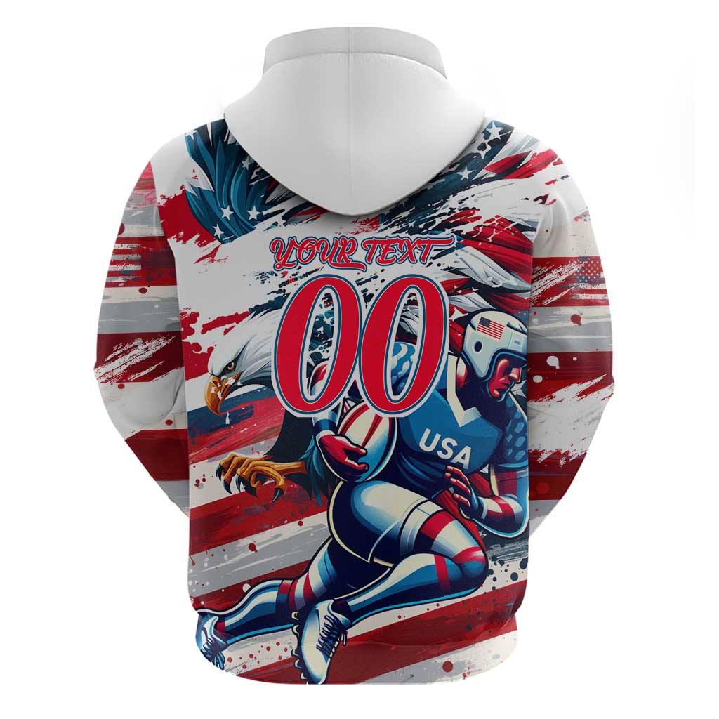 USA Rugby Hoodie Summer Paris 2024 DT02