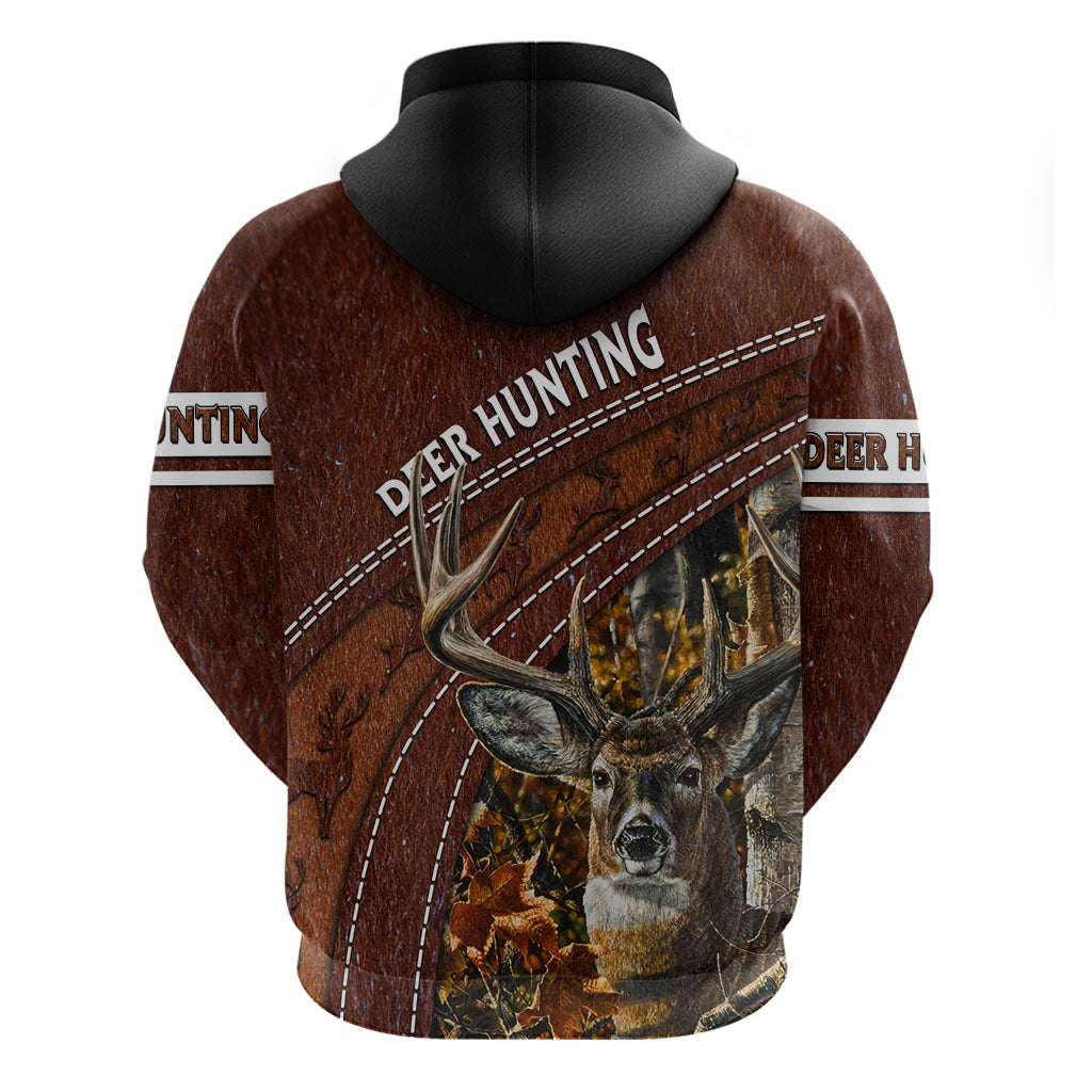 Deer Hunting Hoodie In The Forest Brown DT02