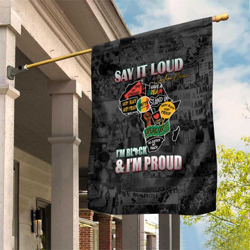 I'm Black and I'm Proud - Personalized African Garden Flag DT02