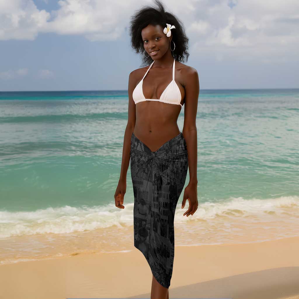 I'm Black and I'm Proud - Personalized African Sarong DT02
