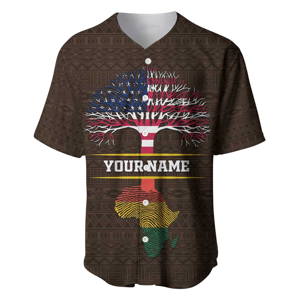 African Roots Design - Custom Personalized Baseball Jersey DT02
