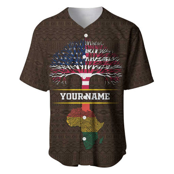 African Roots Design - Custom Personalized Baseball Jersey DT02