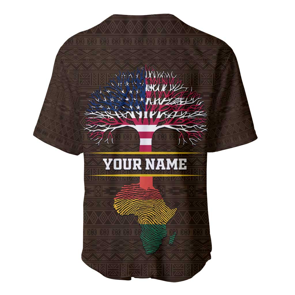 African Roots Design - Custom Personalized Baseball Jersey DT02