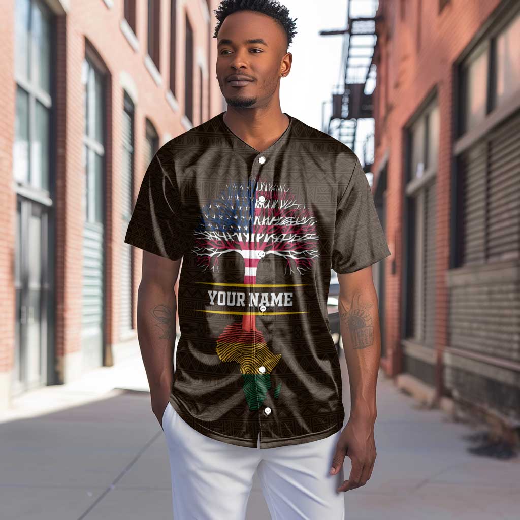 African Roots Design - Custom Personalized Baseball Jersey DT02