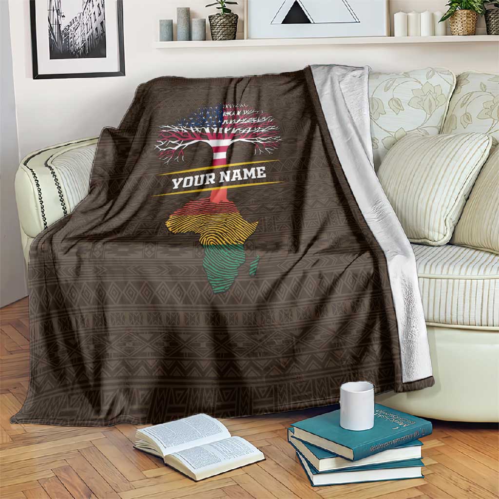 African Roots Design - Custom Personalized Blanket DT02