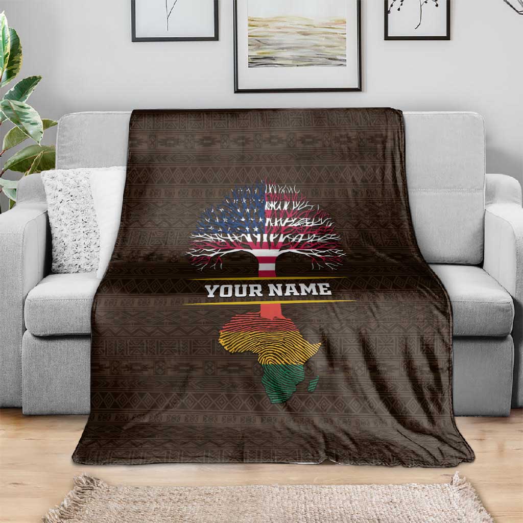 African Roots Design - Custom Personalized Blanket DT02