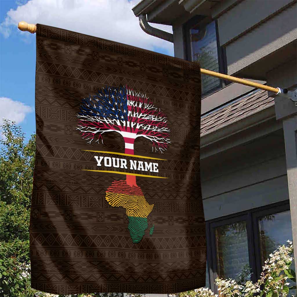 African Roots Design - Custom Personalized Garden Flag DT02