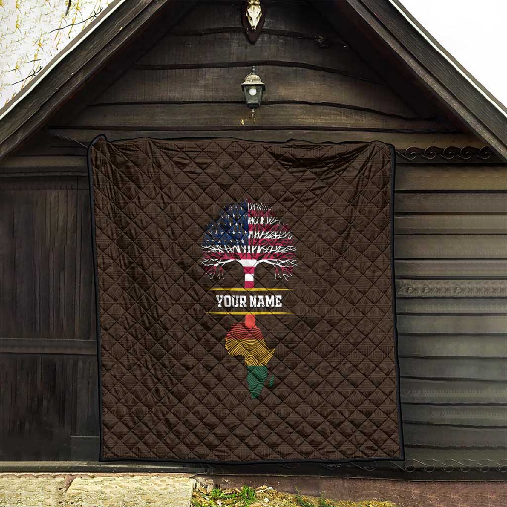 African Roots Design - Custom Personalized Quilt DT02