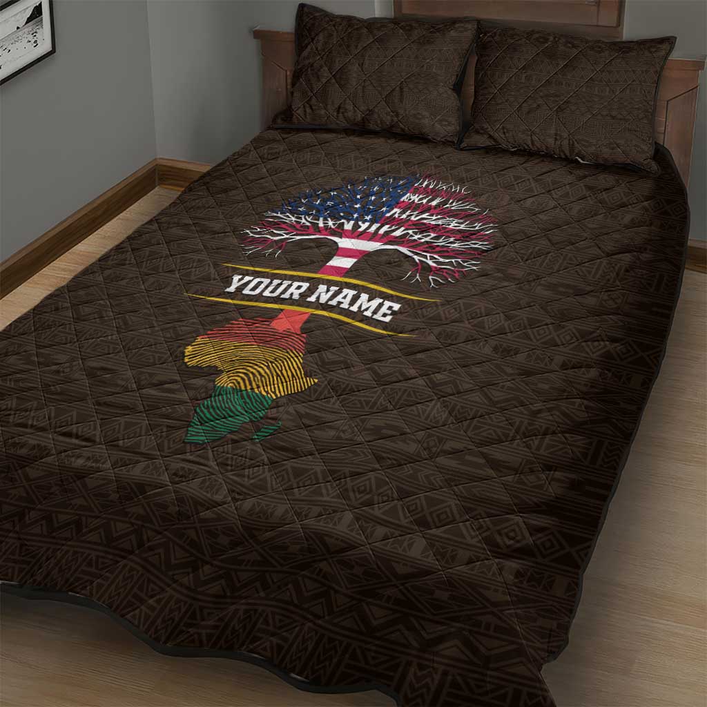 African Roots Design - Custom Personalized Quilt Bed Set DT02