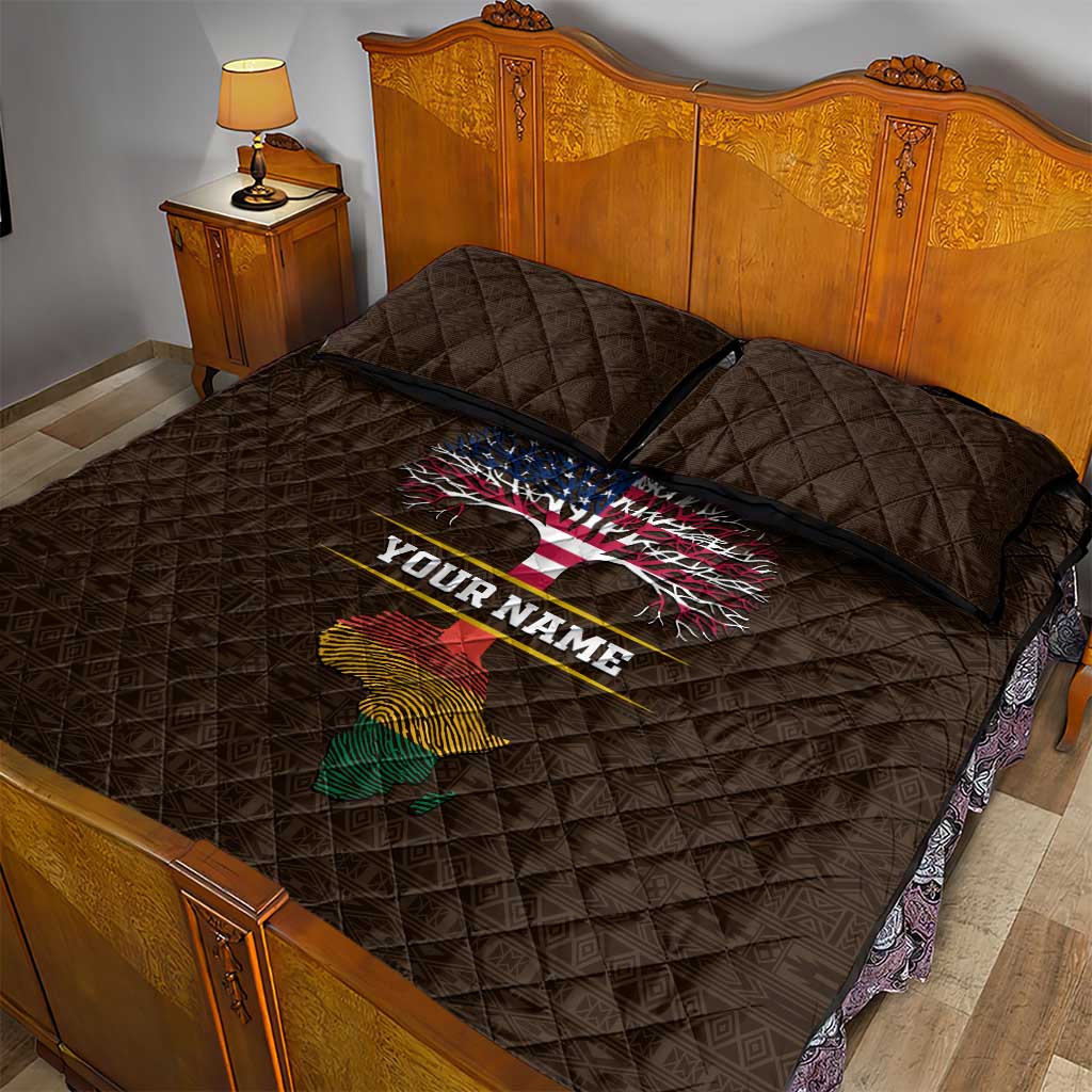 African Roots Design - Custom Personalized Quilt Bed Set DT02