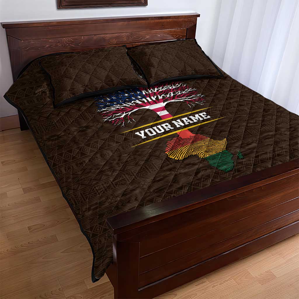 African Roots Design - Custom Personalized Quilt Bed Set DT02