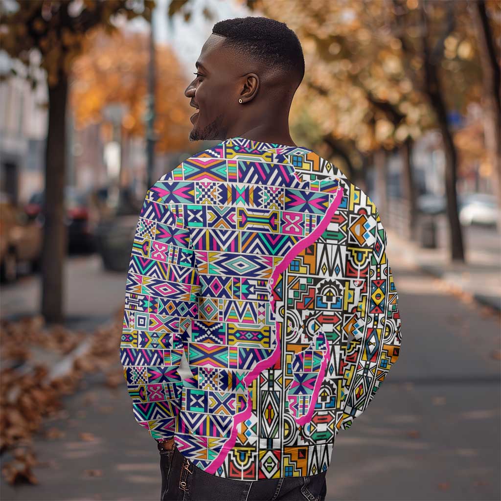 African Ndebele Pattern Sweatshirt DT02