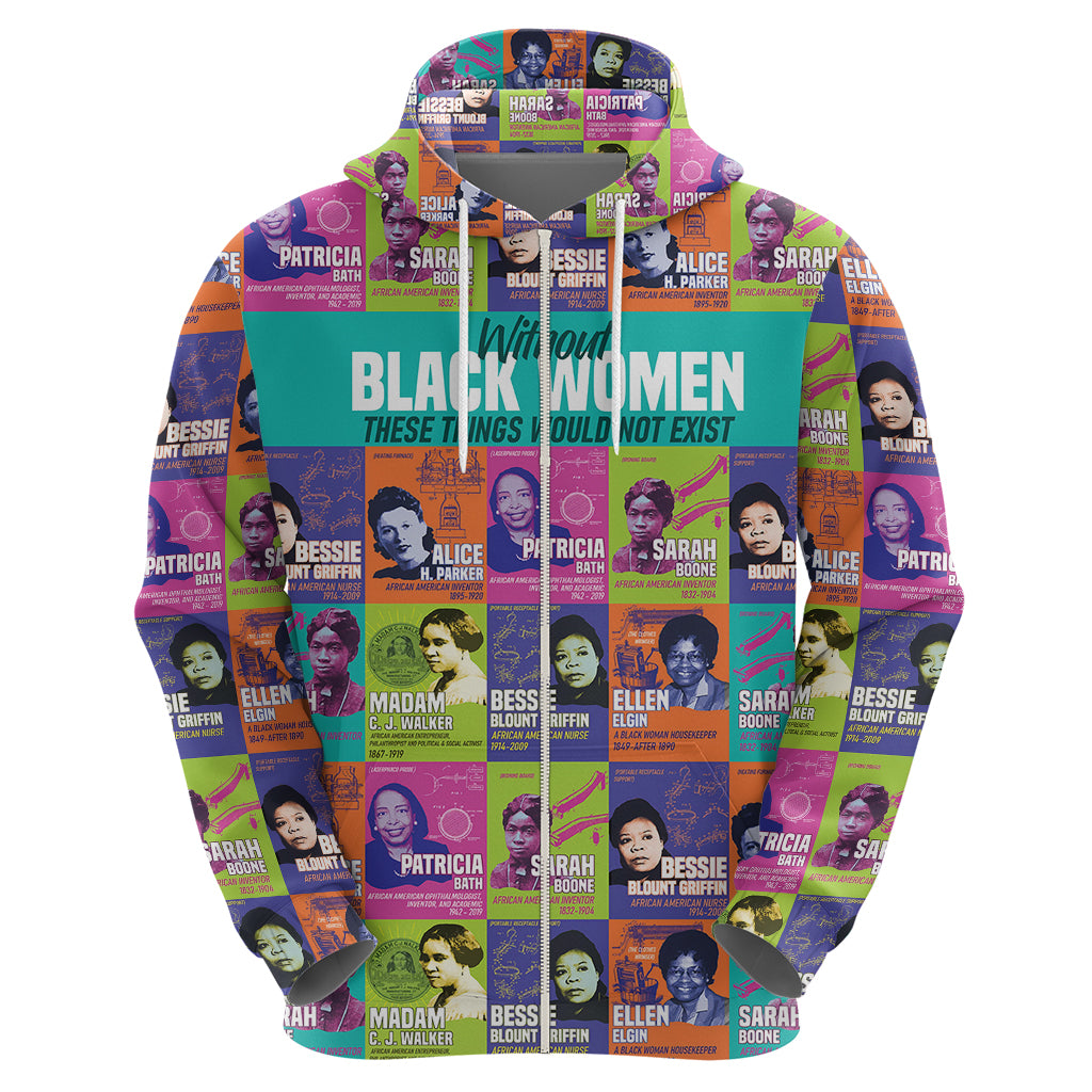 African Women Inventors Hoodie Without Black Women These Things Would Not Exist DT02