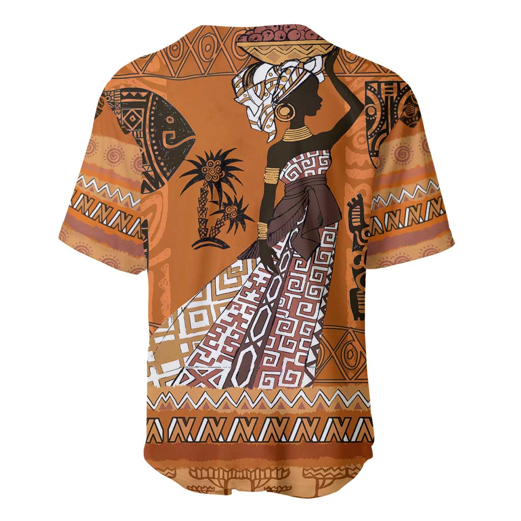 Personalized Beautiful Woman African Baseball Jersey DT02