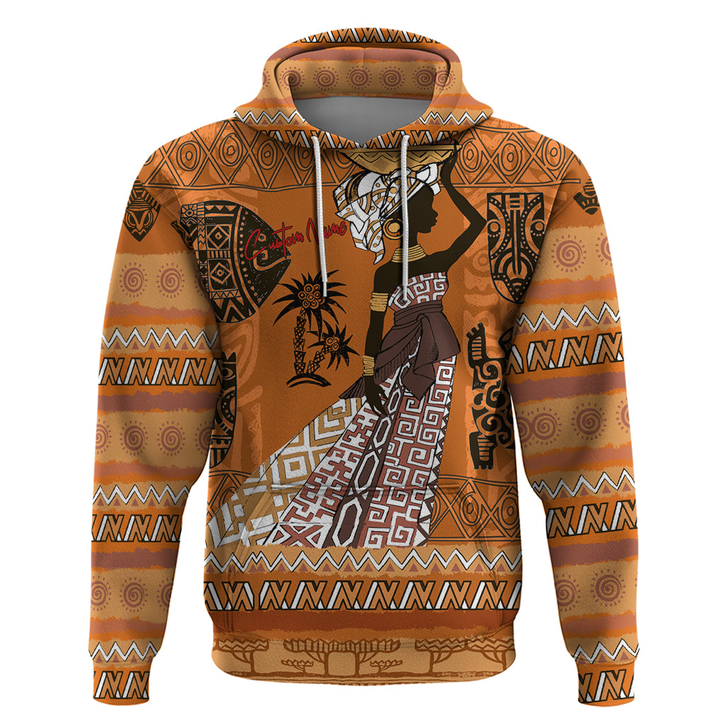 Personalized Beautiful Woman African Hoodie DT02