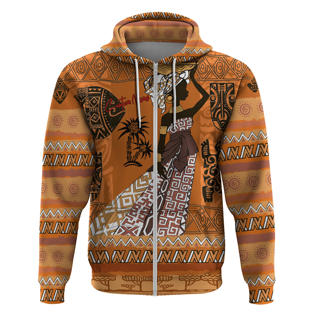 Personalized Beautiful Woman African Hoodie DT02