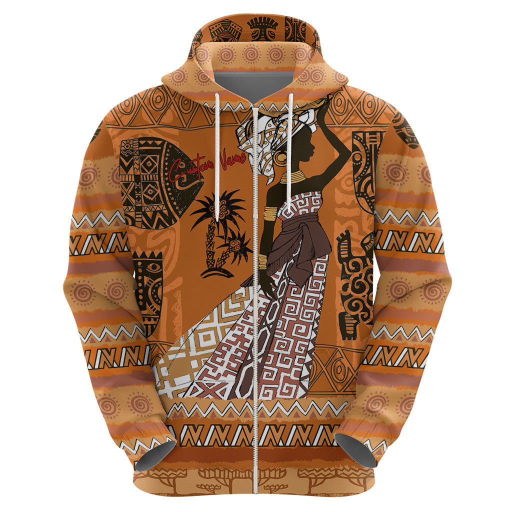 Personalized Beautiful Woman African Hoodie DT02