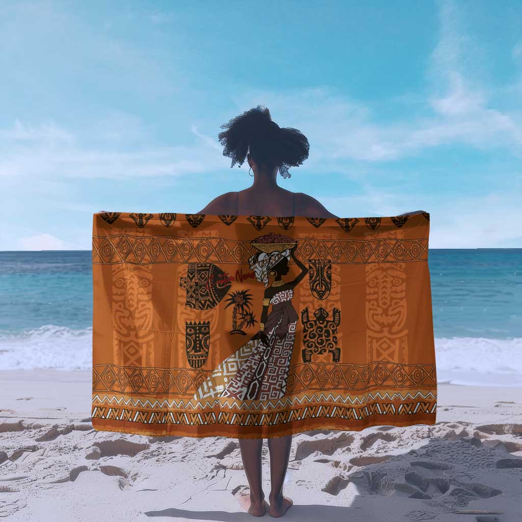 Personalized Beautiful Woman African Sarong DT02