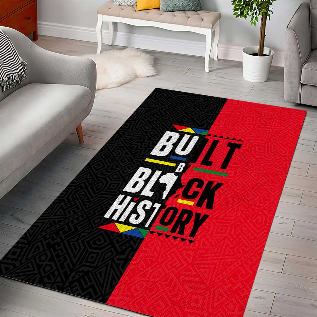 Built By Black History Area Rug DT02
