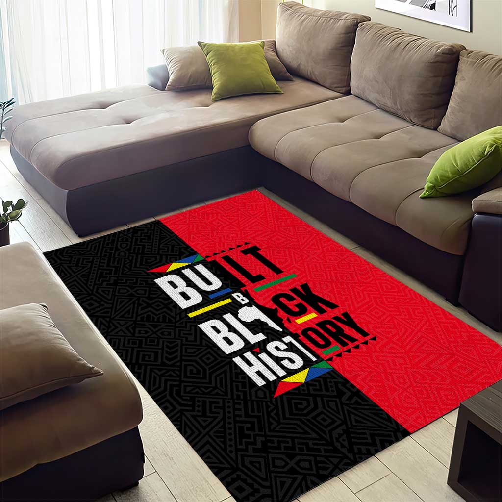 Built By Black History Area Rug DT02