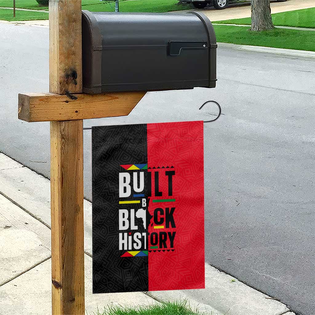 Built By Black History Garden Flag DT02