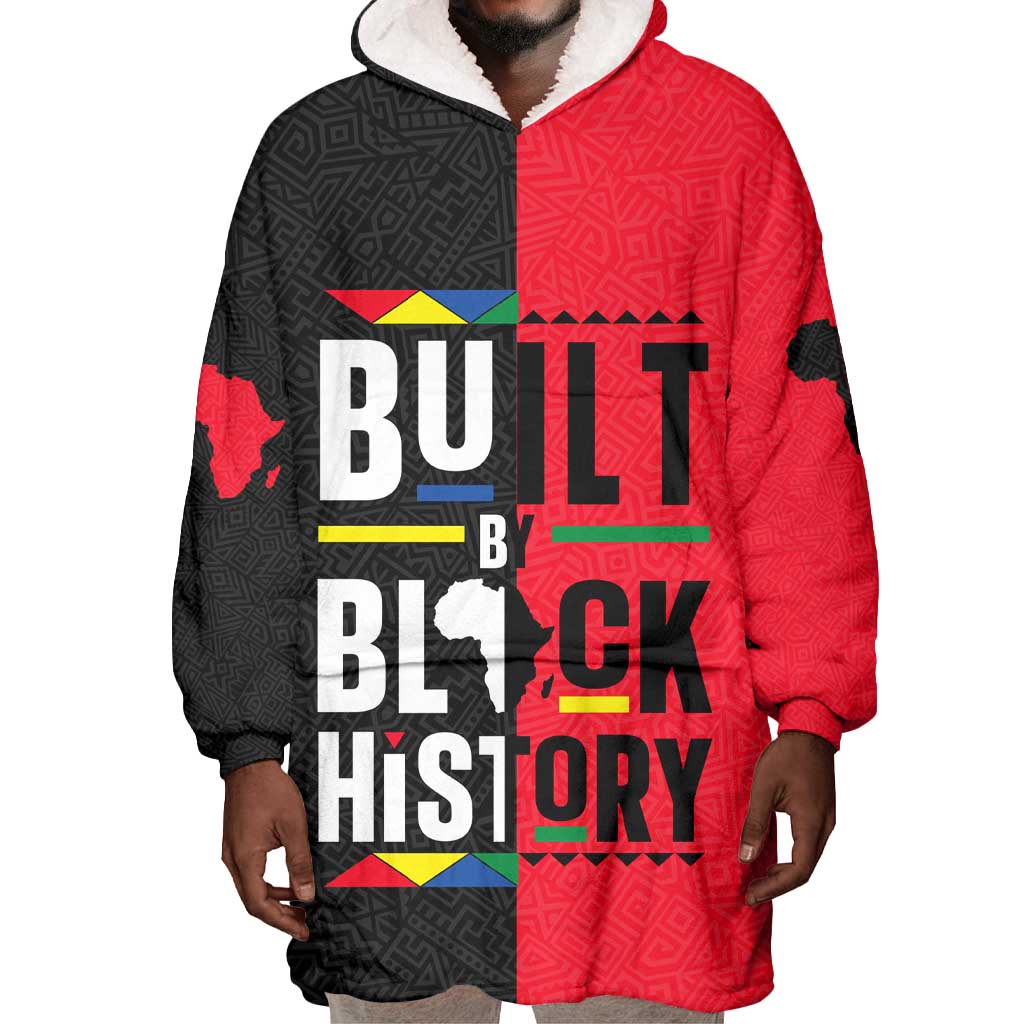 Built By Black History Wearable Blanket Hoodie DT02