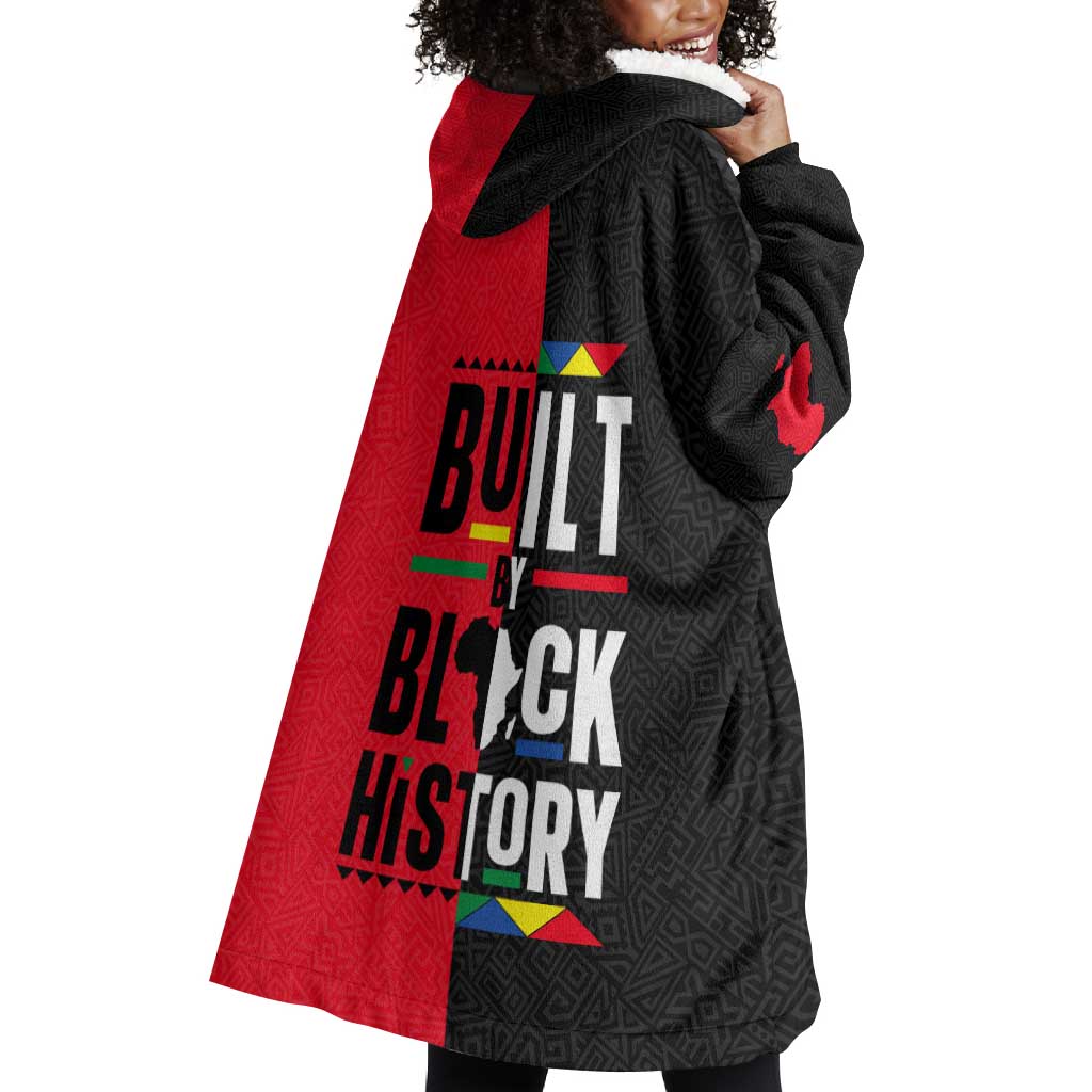 Built By Black History Wearable Blanket Hoodie DT02