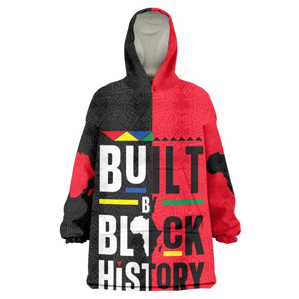Built By Black History Wearable Blanket Hoodie DT02