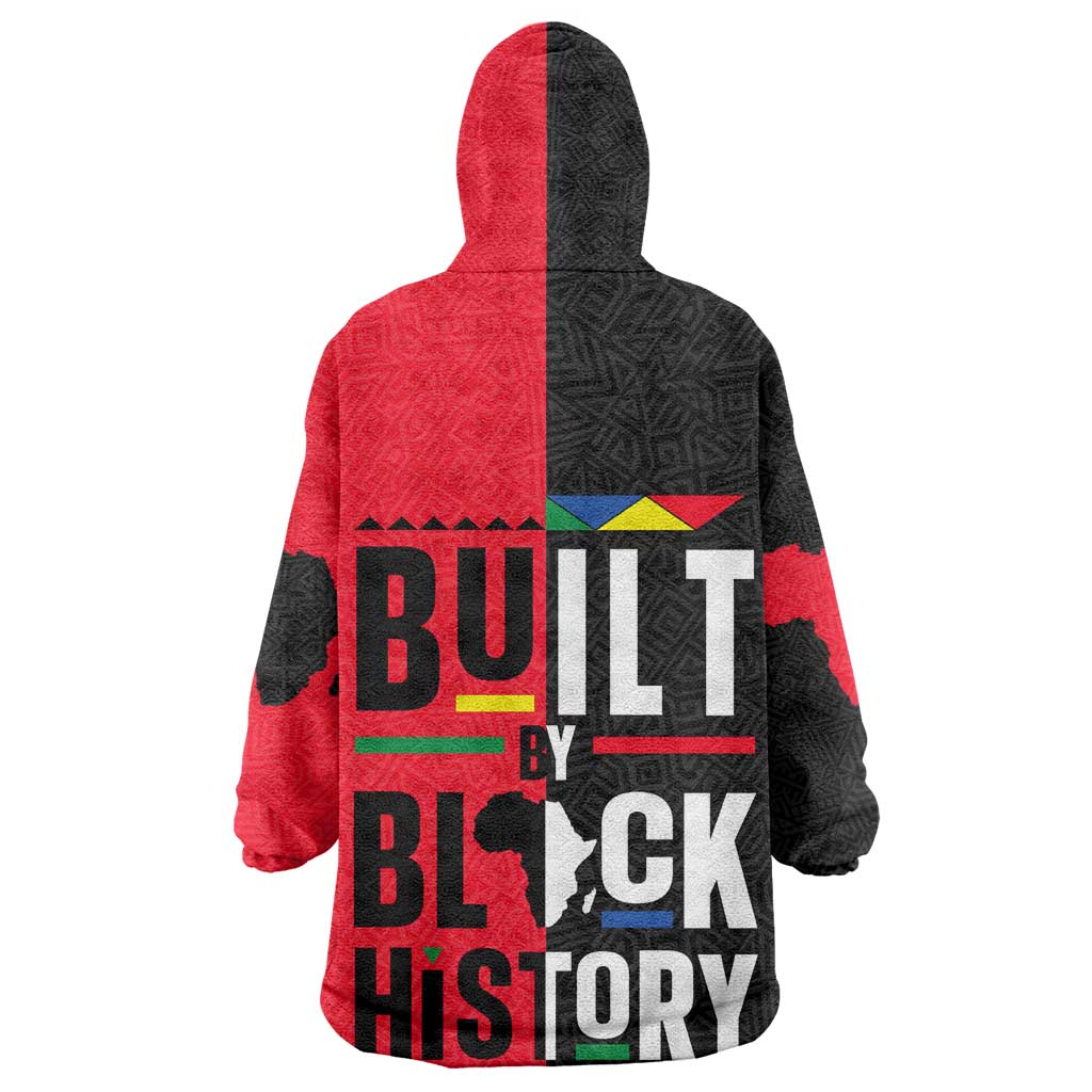 Built By Black History Wearable Blanket Hoodie DT02