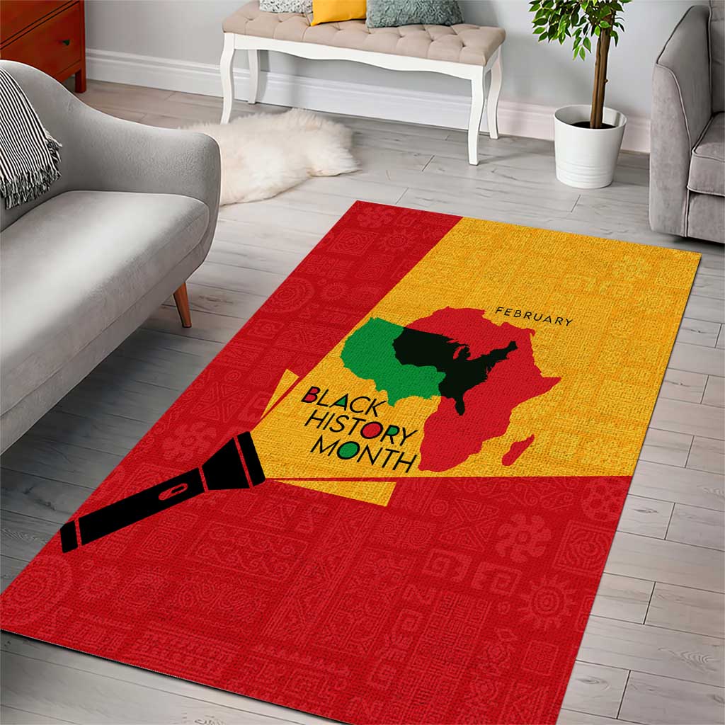 Black History Month Area Rug - African February Design DT02