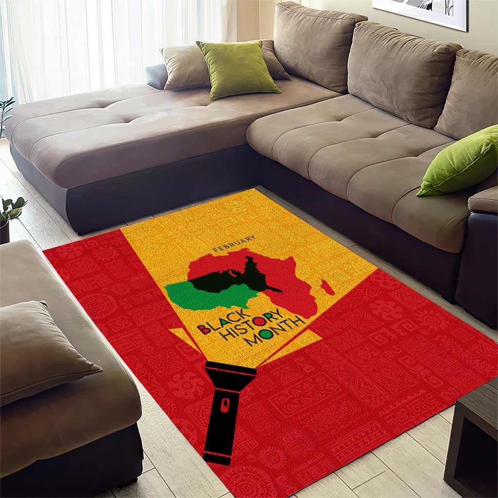 Black History Month Area Rug - African February Design DT02
