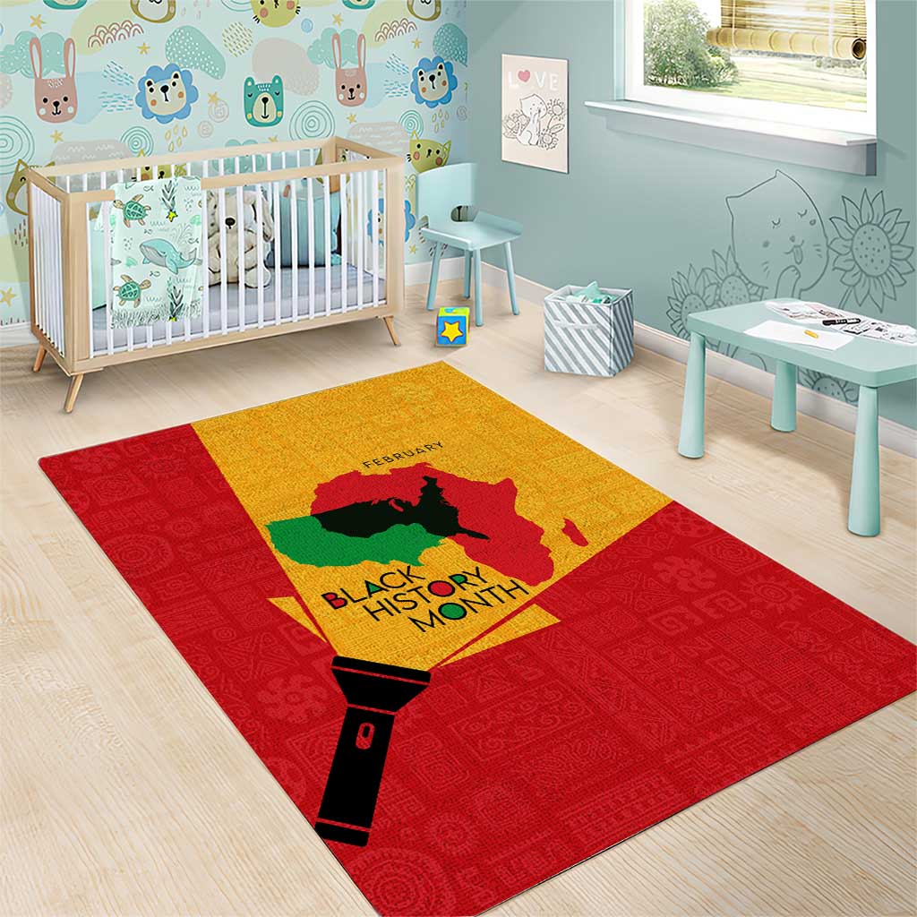 Black History Month Area Rug - African February Design DT02