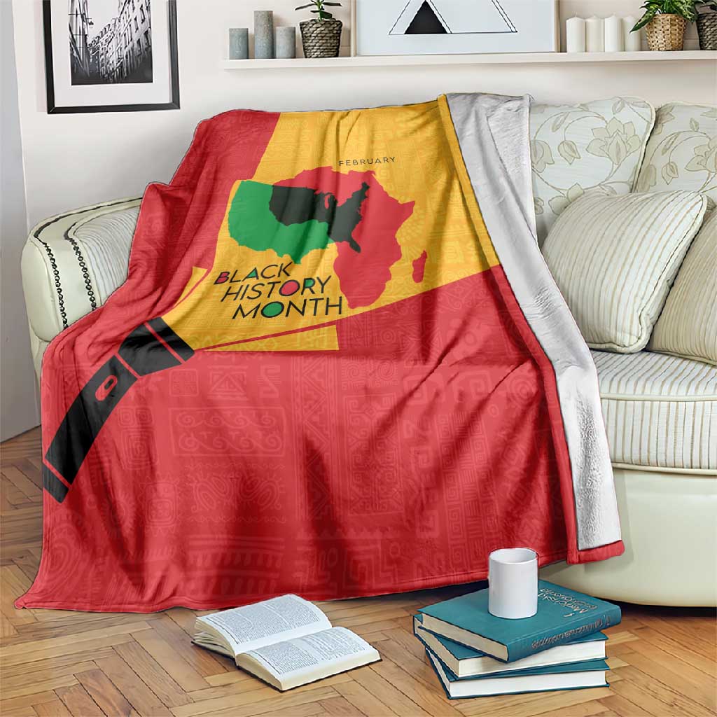 Black History Month Blanket - African February Design DT02