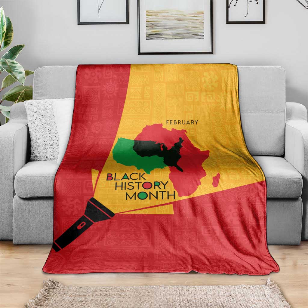 Black History Month Blanket - African February Design DT02