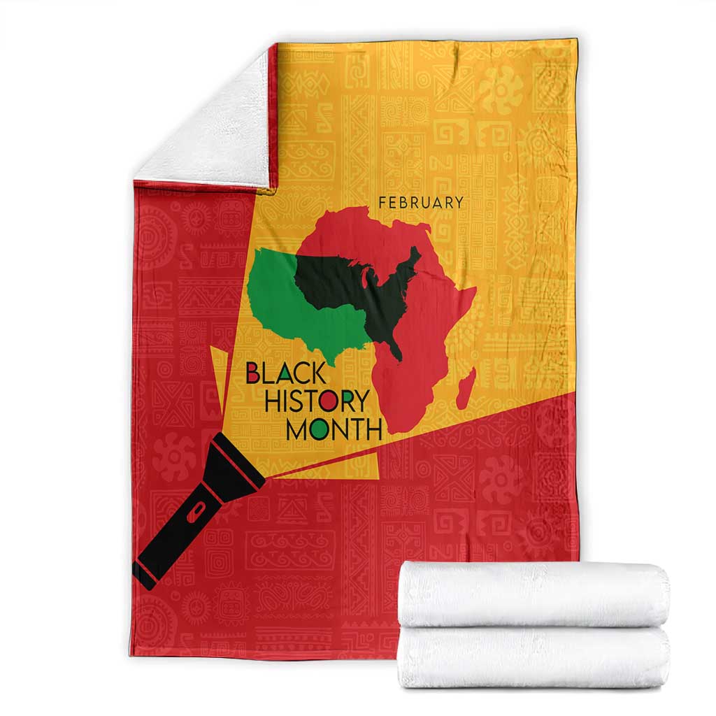 Black History Month Blanket - African February Design DT02