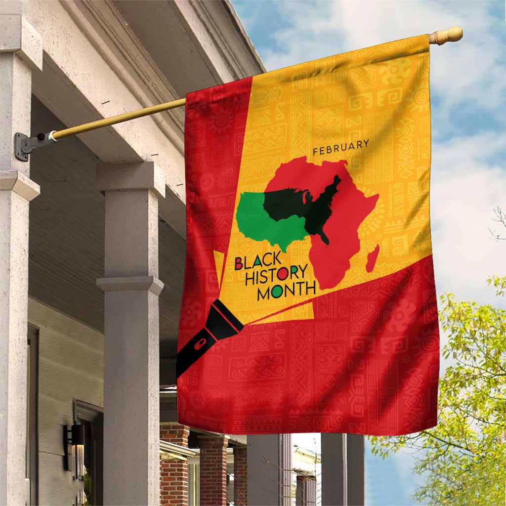 Black History Month Garden Flag - African February Design DT02