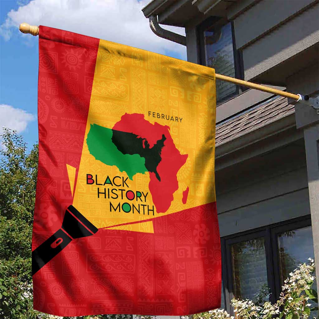 Black History Month Garden Flag - African February Design DT02
