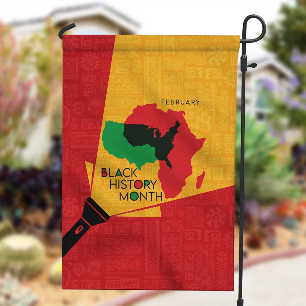 Black History Month Garden Flag - African February Design DT02