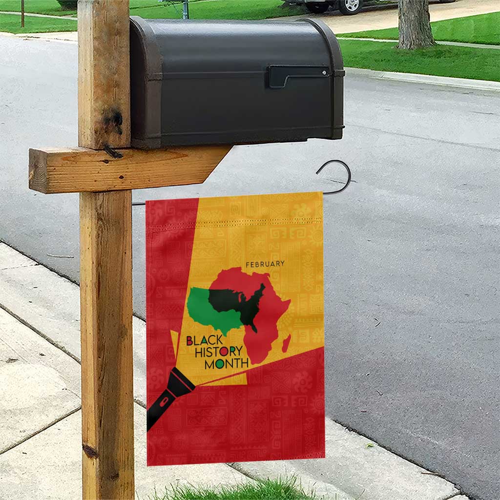 Black History Month Garden Flag - African February Design DT02