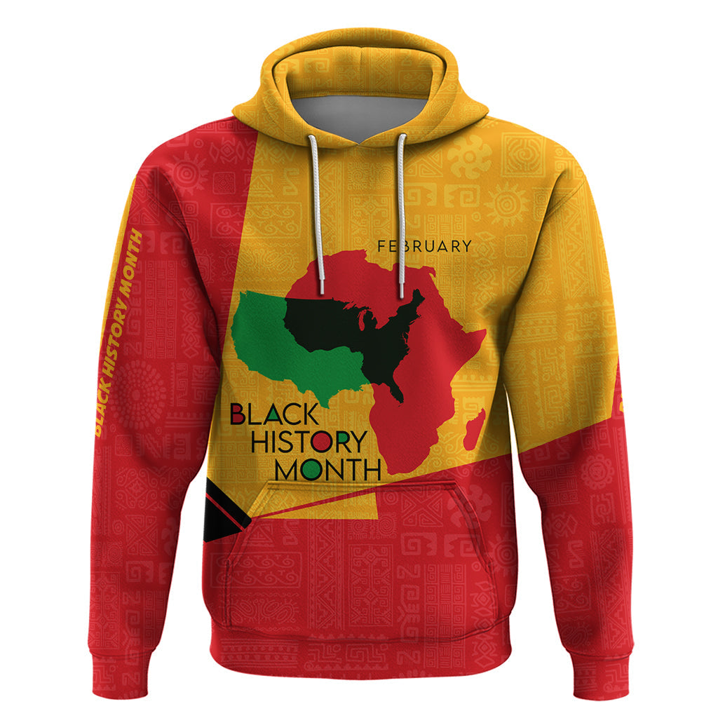 Black History Month Hoodie African February DT02