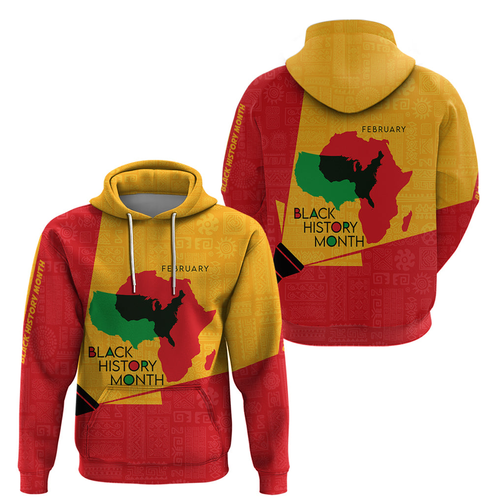 Black History Month Hoodie African February DT02