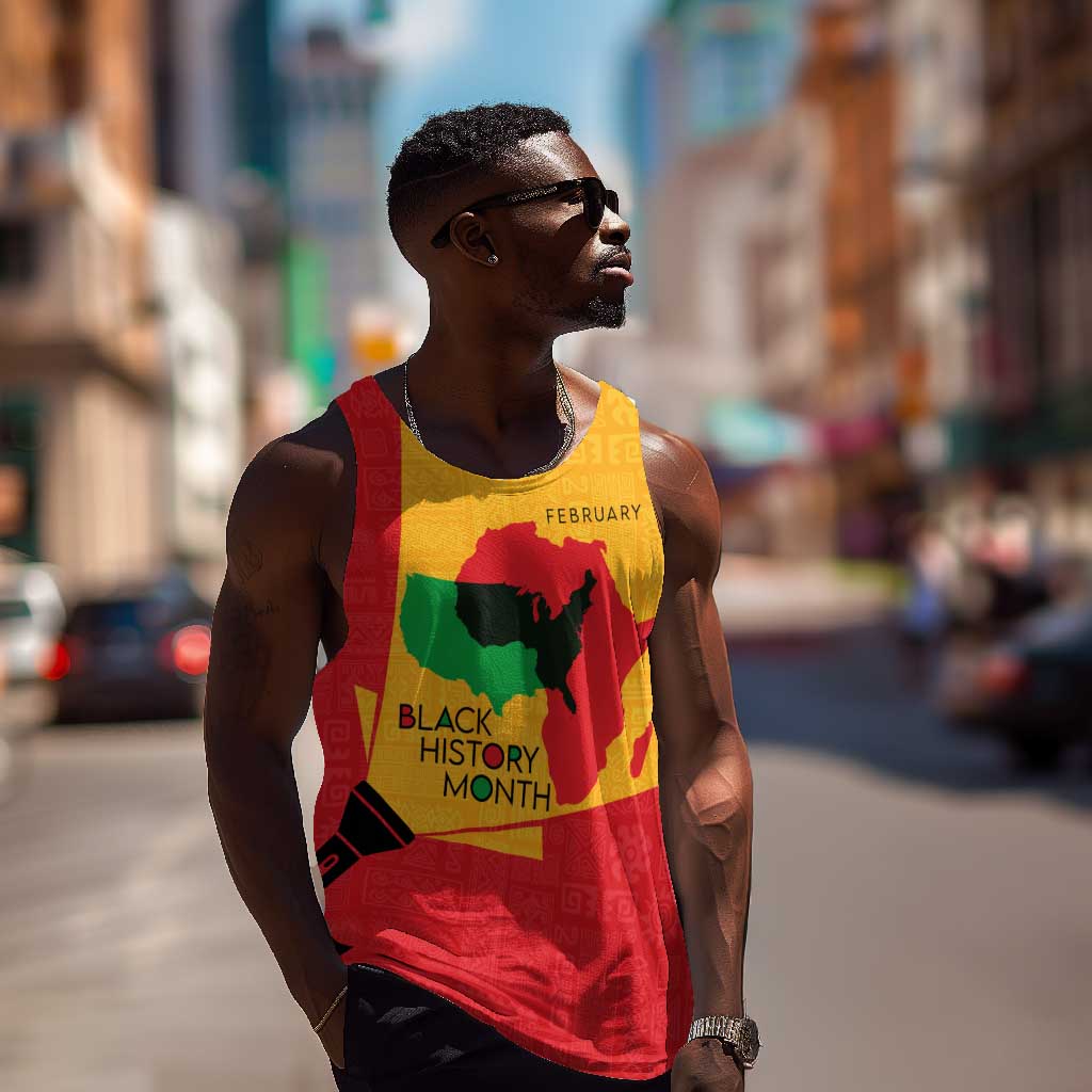 Black History Month Men Tank Top - African February Design DT02