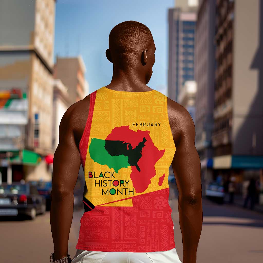 Black History Month Men Tank Top - African February Design DT02