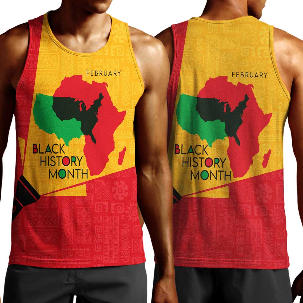 Black History Month Men Tank Top - African February Design DT02