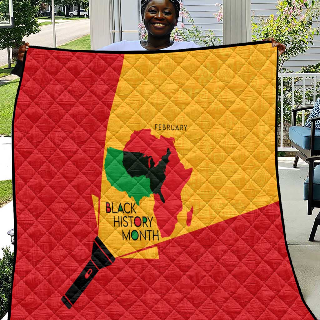 Black History Month Quilt - African February Design DT02